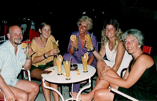 Not much orange juice in those glasses!